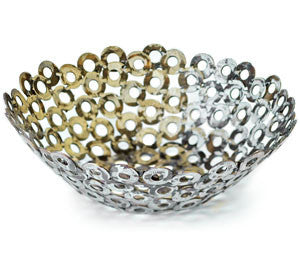 Upcycled Metal Bowl