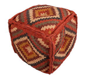 Tribal Motif Pouf